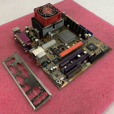 SOYO SY-K7VM333 Motherboard mATX AMD Sempron 2500T 1.75GHz 256MB RAM w/ Shield