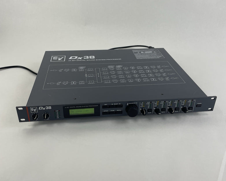 Electro-Voice (EV) Dx38 Digital Sound System Processor - Tested