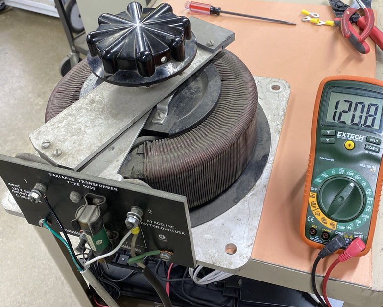 Staco Powerstat Type 5010 Variable Transformer 140V 7.0KVA 50A USAmade