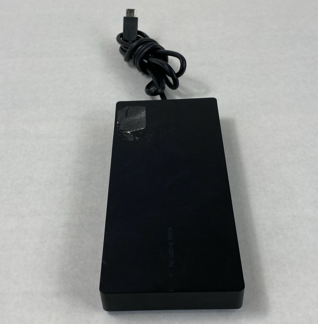 HP Elite USB-C TPA-B01 Docking Station Power Tested (Lot of 2)