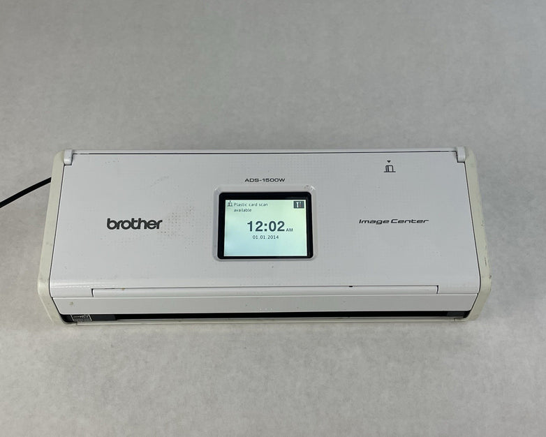Brother ImageCenter ADS-1500W Document Scanner Tested No Power Cord