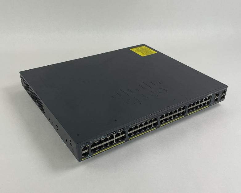 Cisco WS-C2960X-48FPS-L  48 port GIG POE+ Switch Tested & Reset