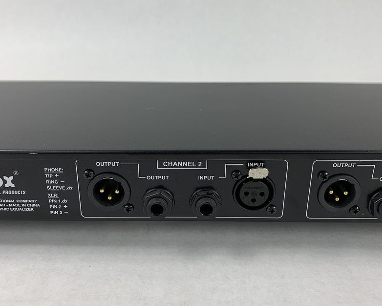 DBX 215s DBX215SV Graphic Equalizer Tested Broken Switch