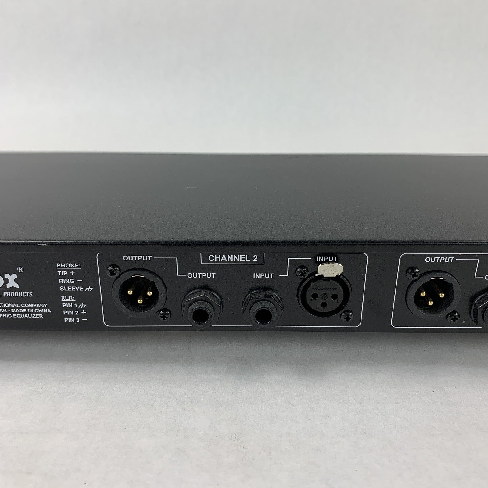 DBX 215s DBX215SV Graphic Equalizer Tested Broken Switch