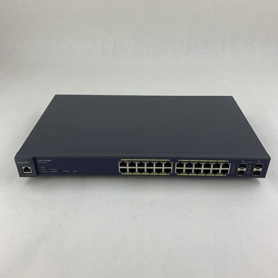 EnGenius EGS7228P 24 Port PoE Layer 2 Managed Switch Tested Reset