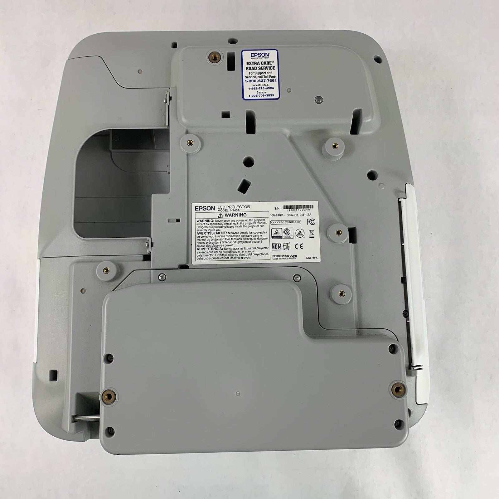 Epson PowerLite 695Wi H740A LCD Lamp Projector 1132 Lamp Hours - No Remote6