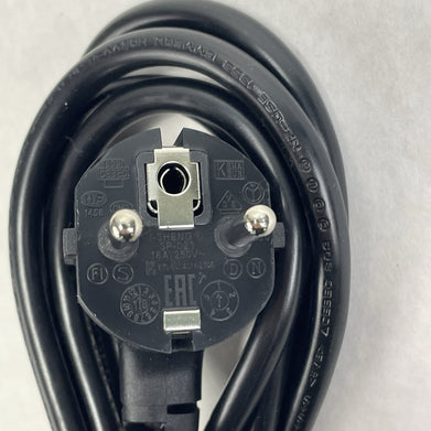 I-Sheng SP-023 16A 250W Europe outlet Power Cord Black Lot of 5