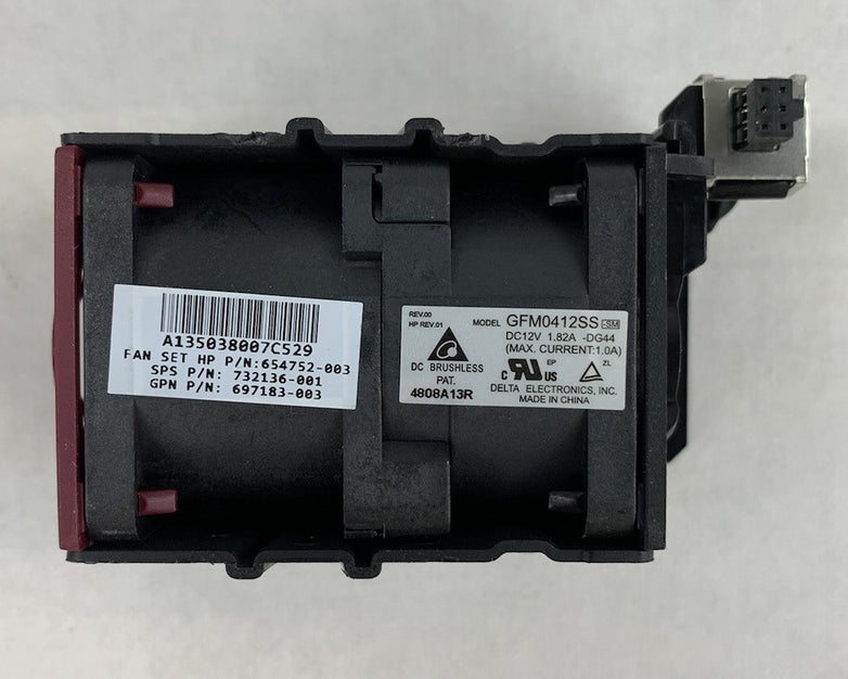 Delta 654752-003 GFM0412SS Server Fan (Lot of 2)