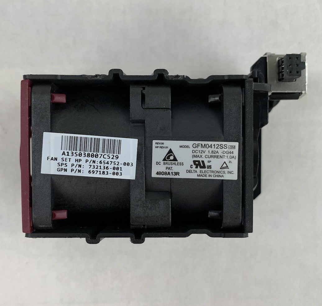 Delta 654752-003 GFM0412SS Server Fan (Lot of 2)