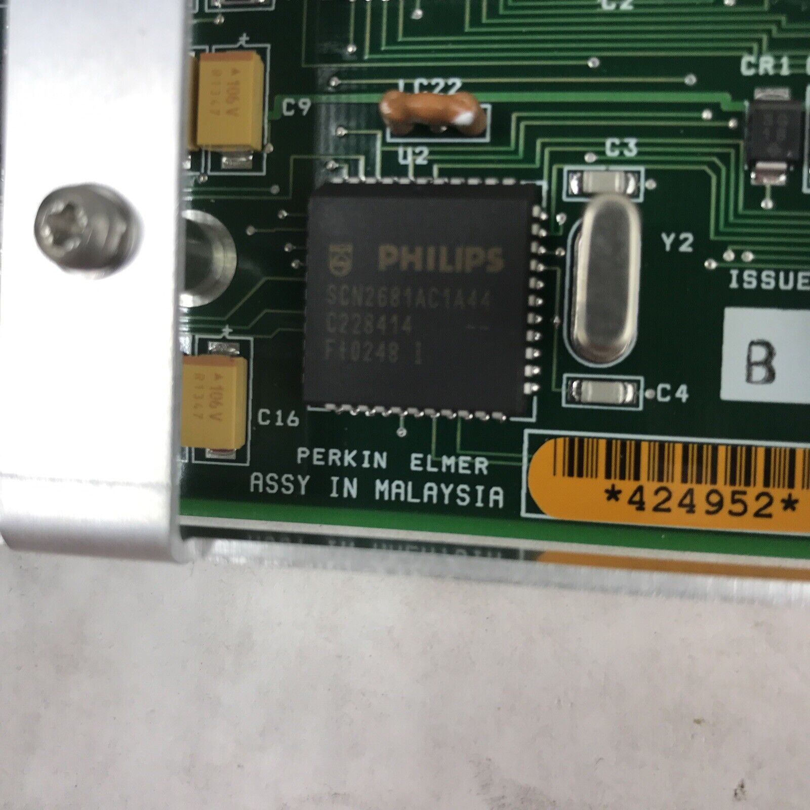 Perklin Elmer N291-9104 RS232/9104 4-Port Modular Board C15 M1 94V-0