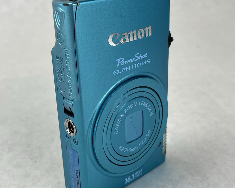 Canon PC1733 ELPH 110 HS 16.1MP Full HD Camera Blue No Memory Tested Reset