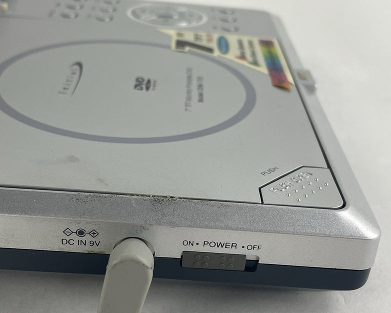 Initial IDM-1731 Portable DVD Player (7") Tested with AC Adapter