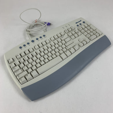 Microsoft Internet Keyboard X05-52211 Ps/2 Vintage Wired w/ Box and Manuals