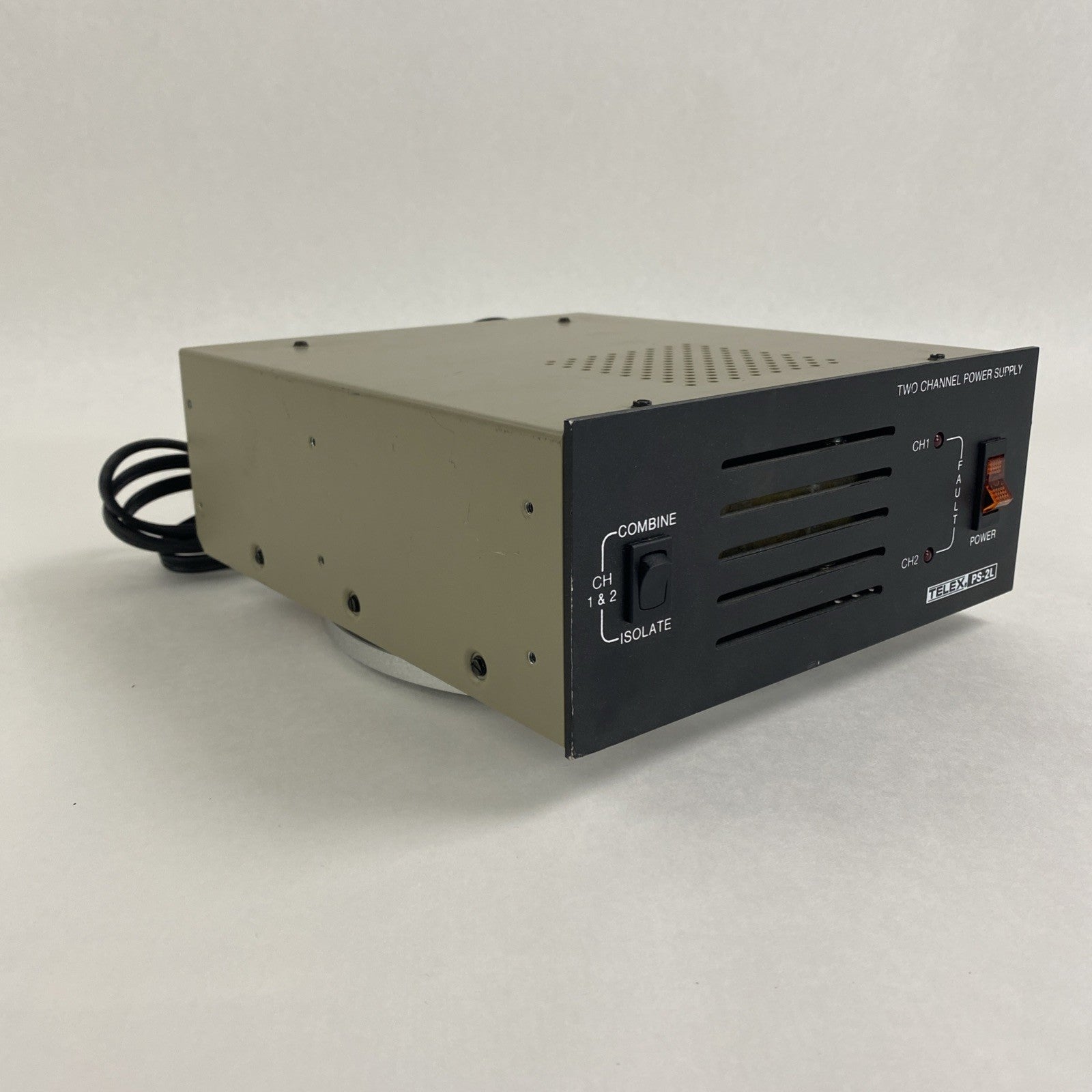 Telex PS-2L Two Channel Power Supply Power Tested2
