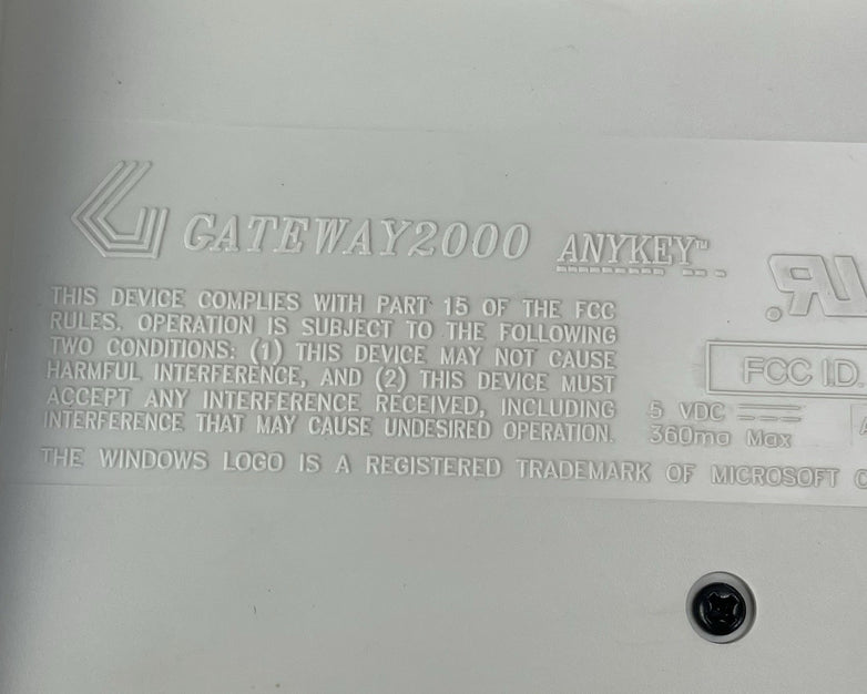 Gateway 2000 2194002 Anykey Keyboard