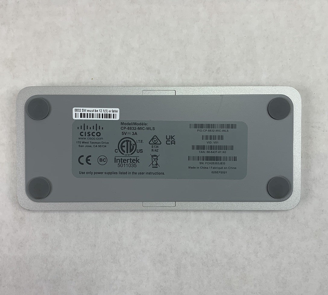 Cisco CP-8832-MIC-WLS Microphone Charging Station