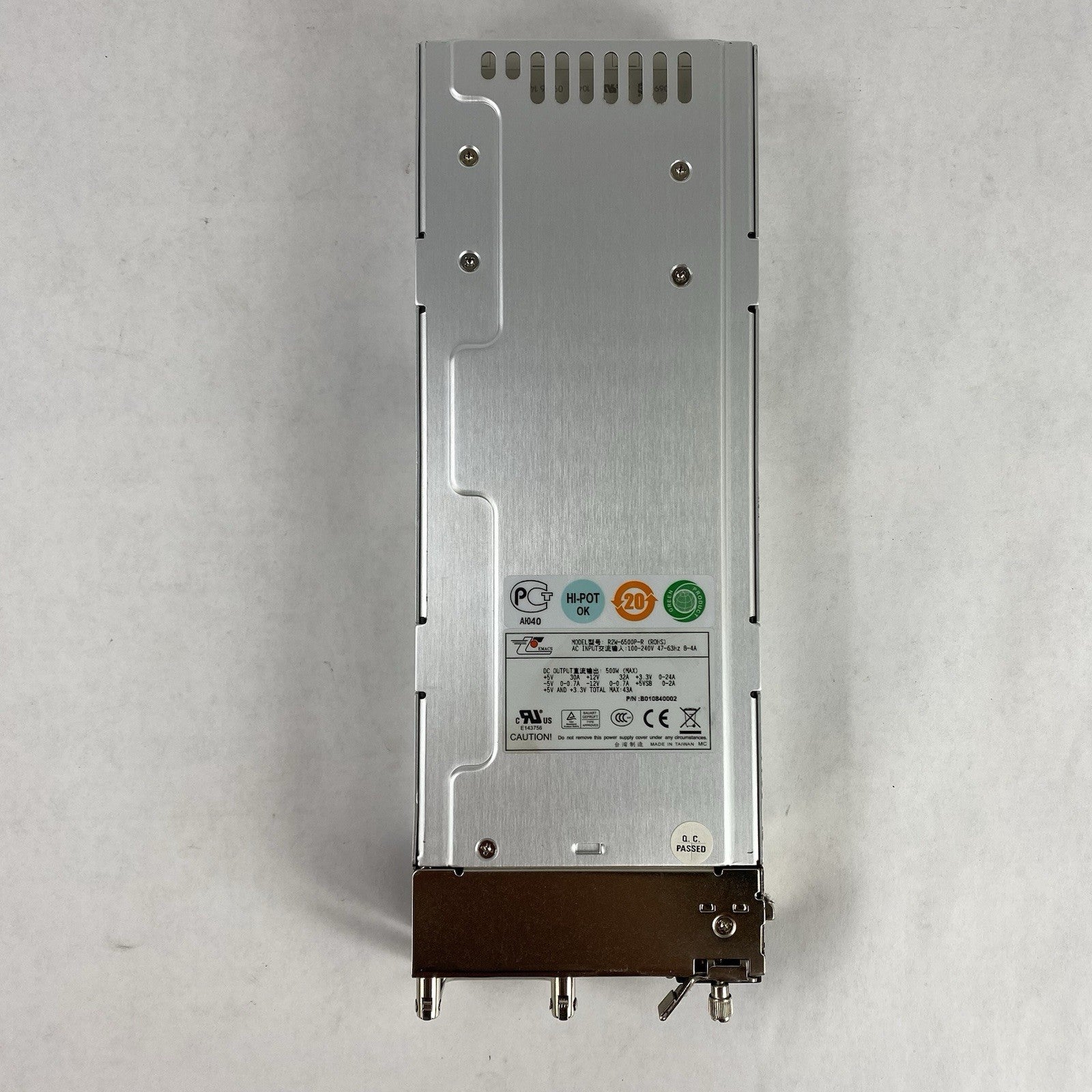 EMACS R2W-6500P-R 500W 1U Server Power Supply Lot of 23