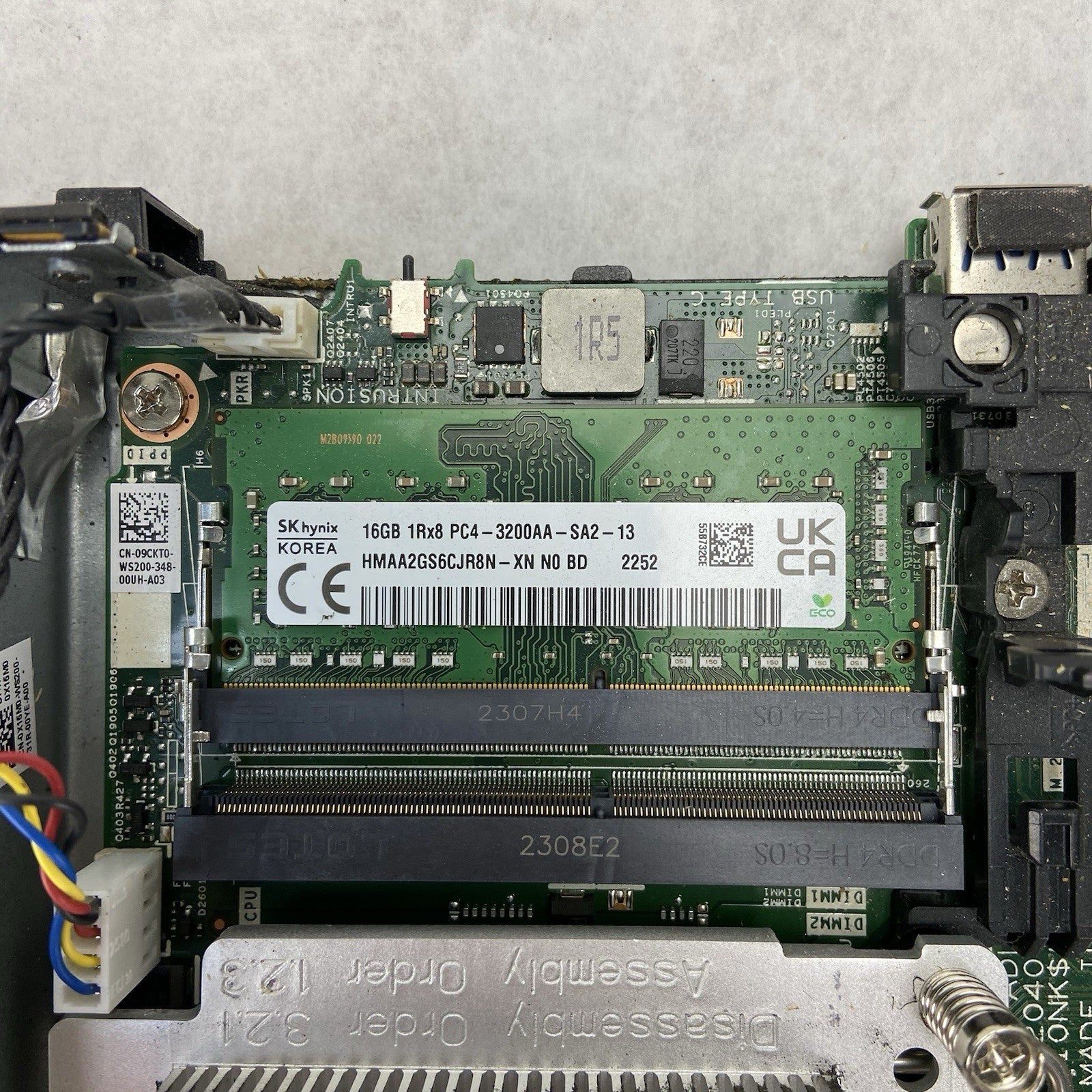 Dell Optiplex 3000 Micro Intel Core i5-12500T 4.4GHz 16GB RAM w/AC No HDD/OS11