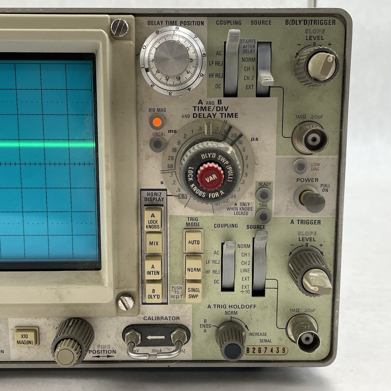Tektronix 475 Analog Oscilloscope Power Tested4
