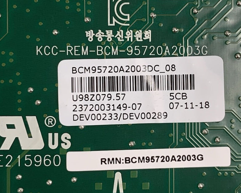 Broadcom BCM5720 PCIe Dual-Port Network Card