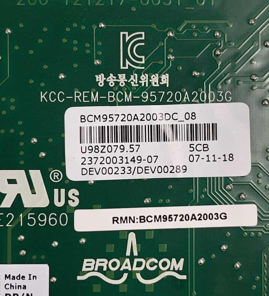 Broadcom BCM5720 PCIe Dual-Port Network Card7