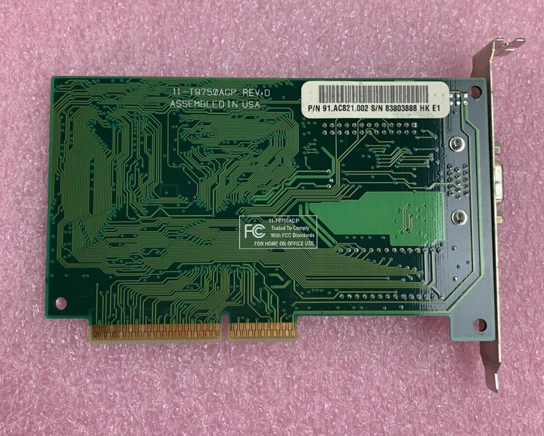 AOPEN Trident 91.AC821.002 3D IMAGE 9750 4 MB AGP VGA Video Card - Tested