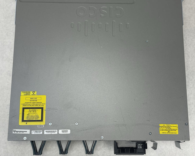 Cisco Catalyst WS-C3850-48P-S V07 48-Port Gigabit PoE+ - Tested