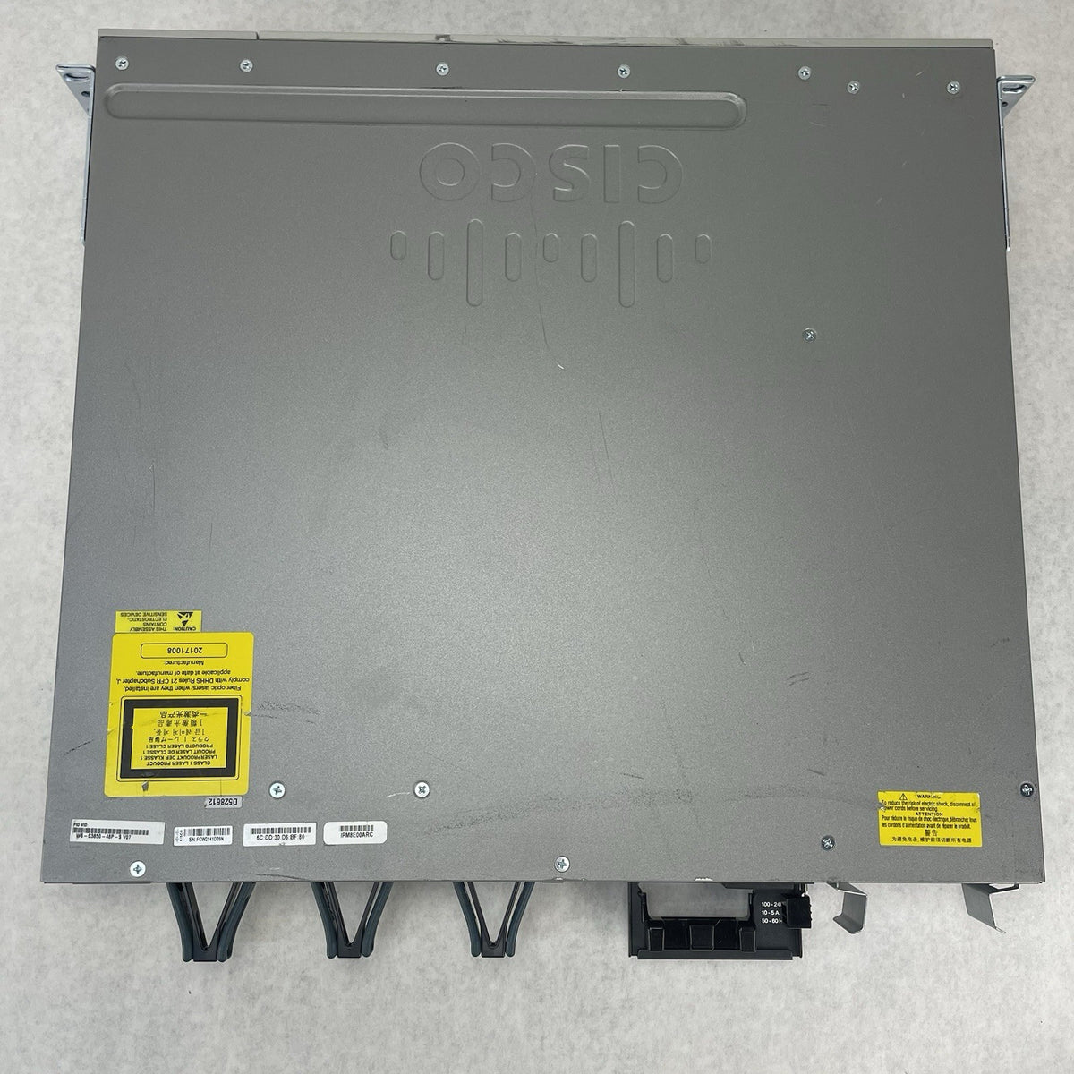 Cisco Catalyst WS-C3850-48P-S V07 48-Port Gigabit PoE+ - Tested9