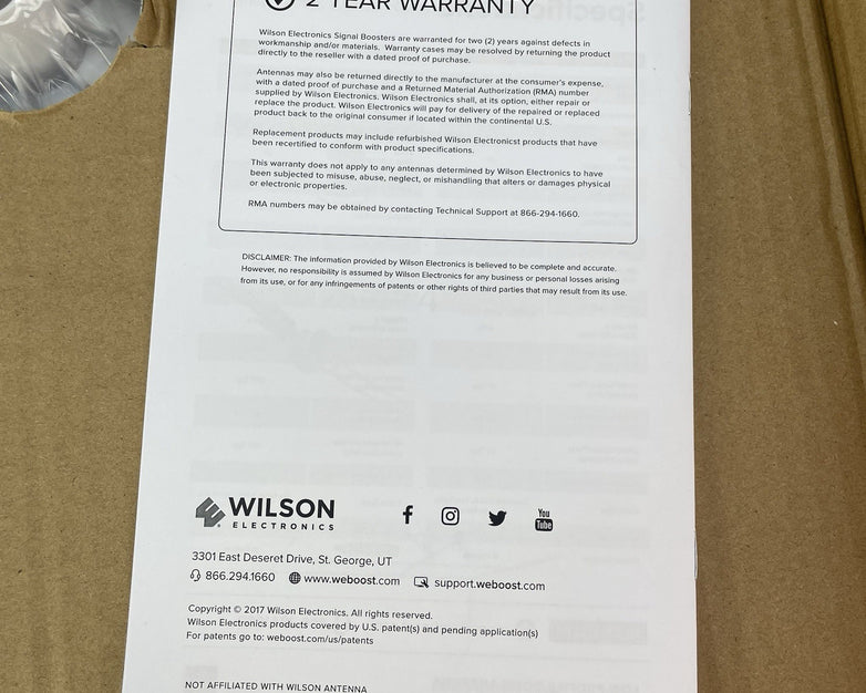 Wilson Low-Profile Antenna Reflector Only | 904407 Lot of 9