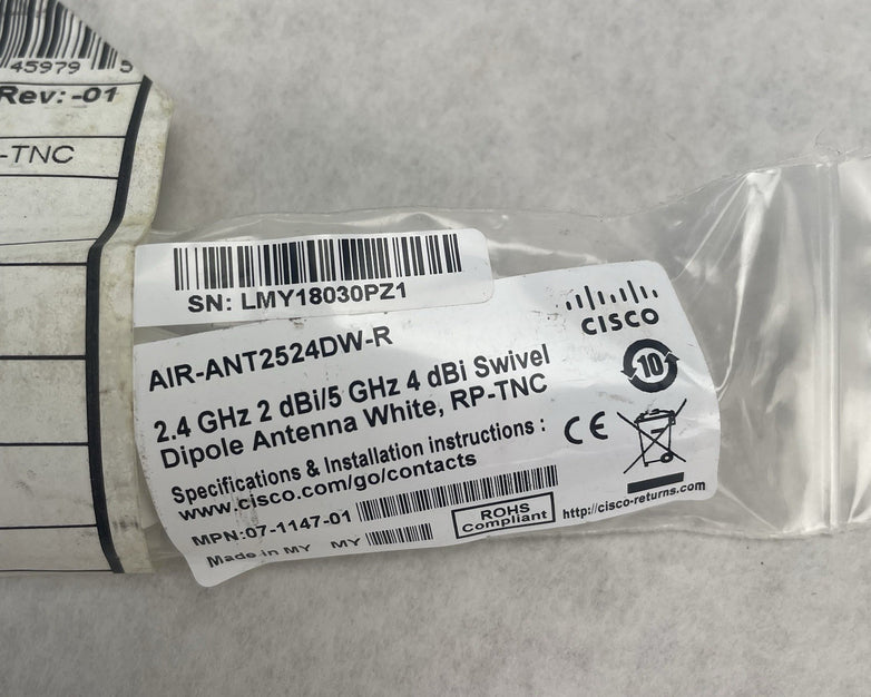 Cisco Air-ANT2524DW-R- Lot of 10