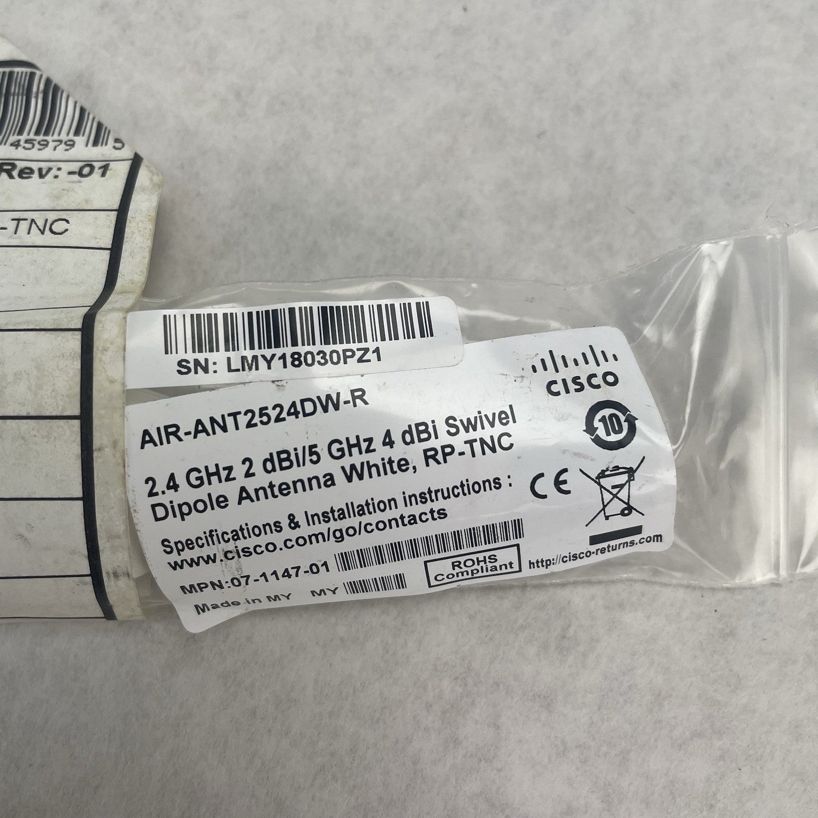 Cisco Air-ANT2524DW-R- Lot of 104