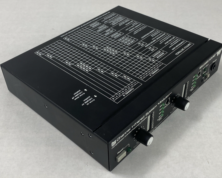 Williams Sound MOD 232 Two Channel Infrared System Modulator Untested