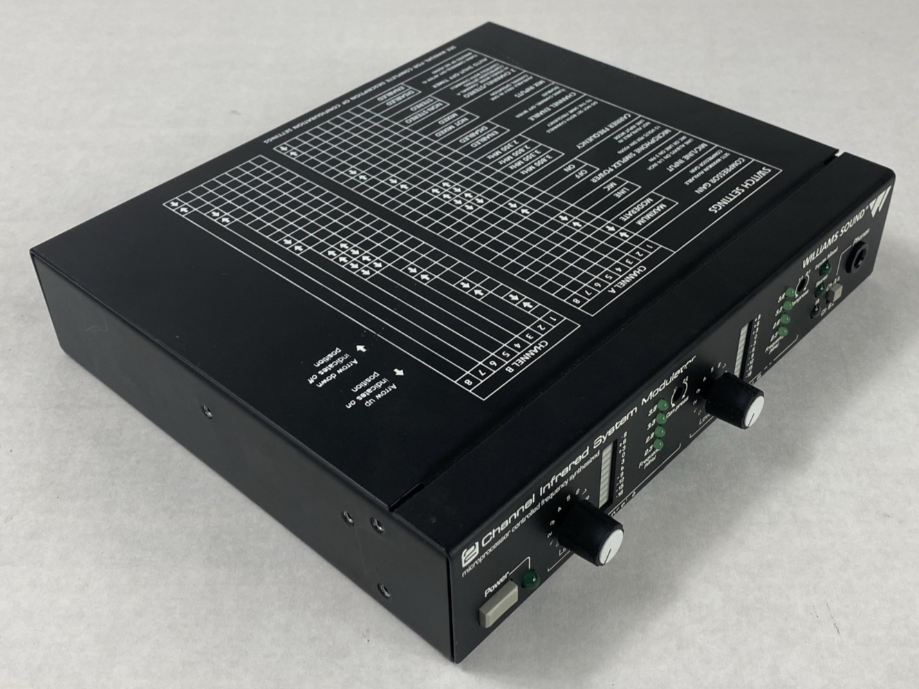 Williams Sound MOD 232 Two Channel Infrared System Modulator Untested