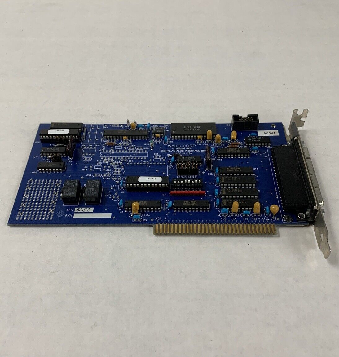 Wyko Corp. 6190094 Digital/Analog Interface Board