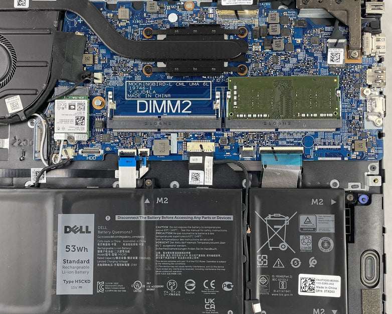 Dell Latitude 3510 15.6" i7-10510U 1.80 GHz 8 GB RAM No SSD/OS/AC - Bad M.2