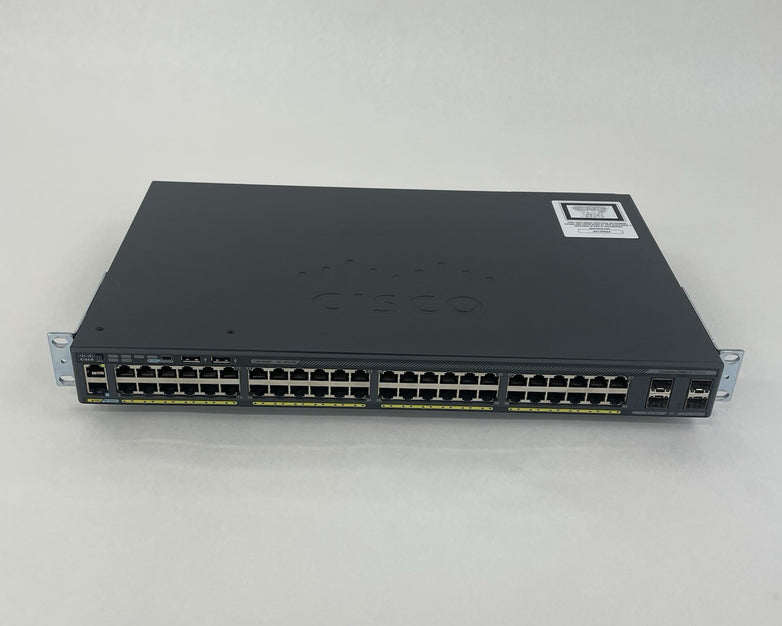 Cisco Catalyst WS-C2960X-48TS-L V01  48 Port Gigabit Switch - Tested