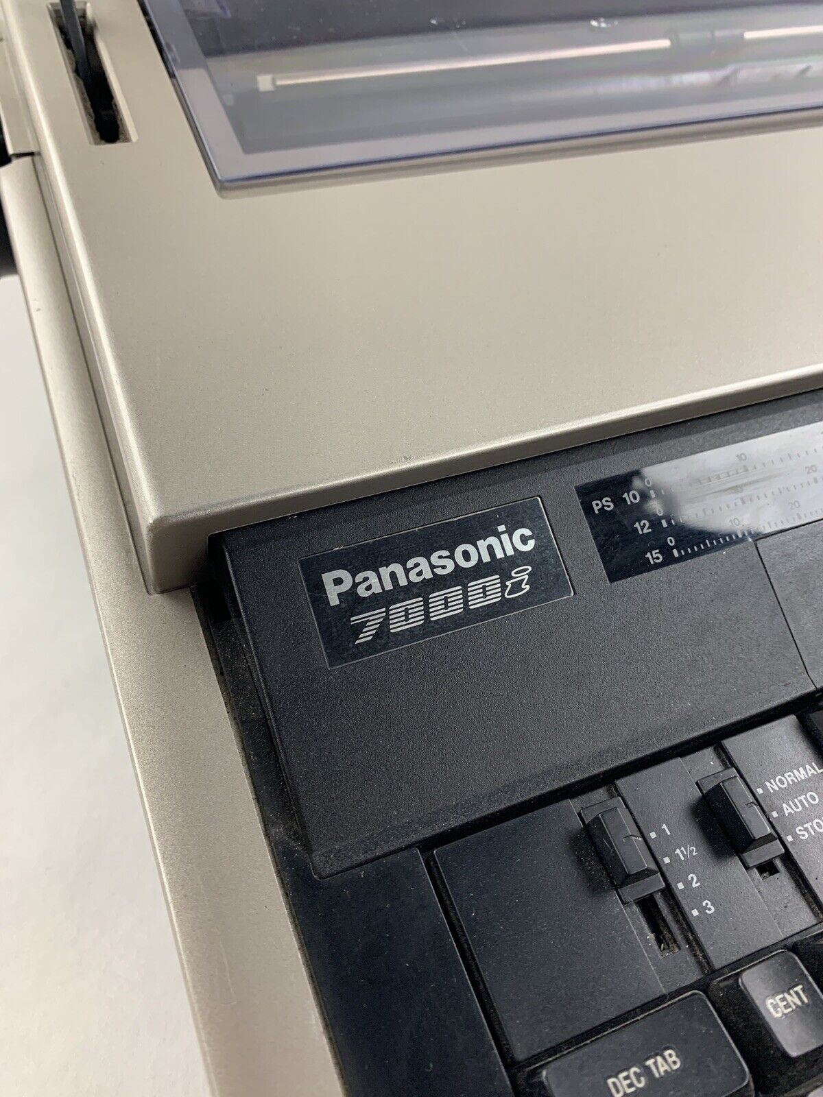Panasonic KX-E7000 Electric Typewriter Tested No Ribbon Vintage