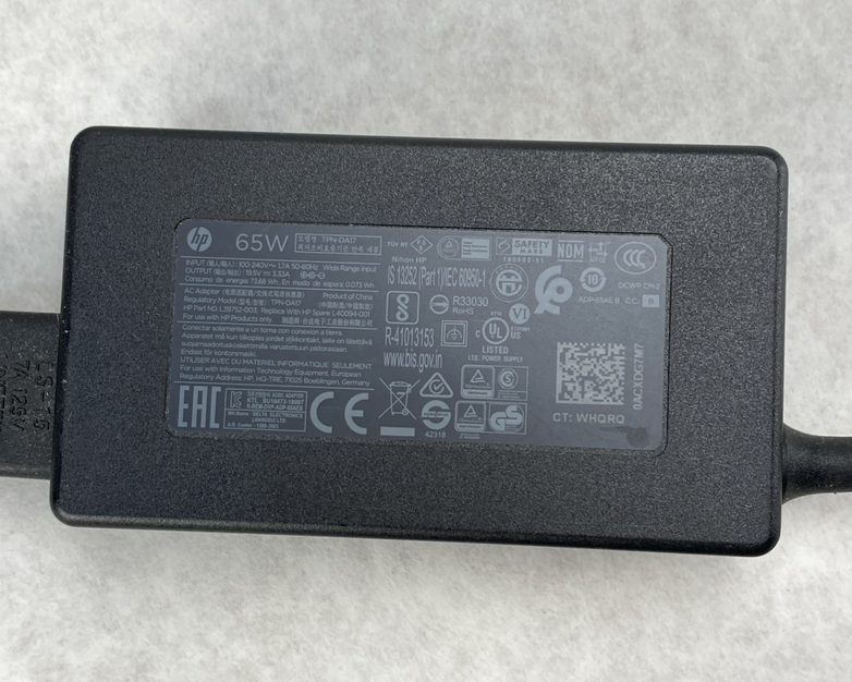 HP TPN-DA17 65W 19.5V 3.33A 7.4mm Barrel Laptop AC Adapter (Lot of 10)