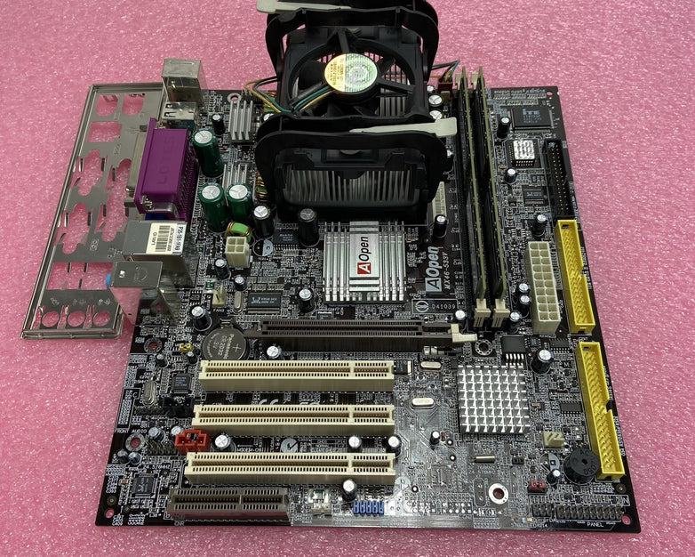 AOpen MX46-533V Motherboard Intel Pentium II 750MHz 2GB RAM w/IO Shield
