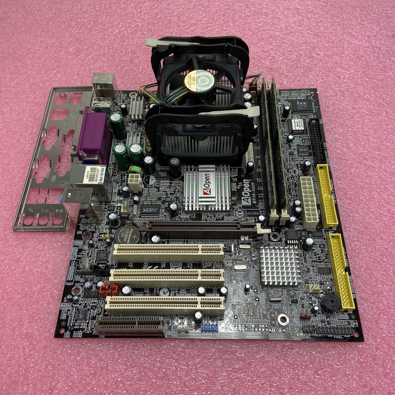 AOpen MX46-533V Motherboard Intel Pentium II 750MHz 2GB RAM w/IO Shield1