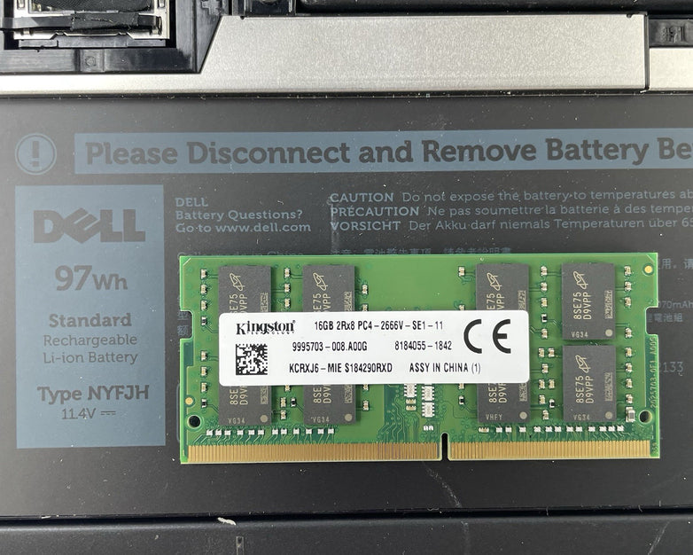 Dell Precision 7530 15.6" i7-8850H 2.60 GHz 16 GB RAM No SSD/OS/AC - READ