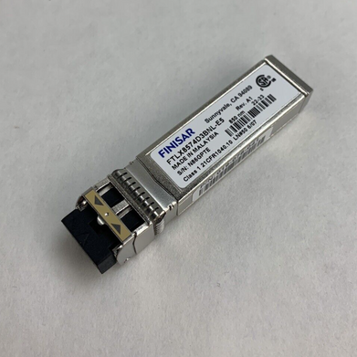 Finisar FTLX8574D3BNL-E5 10GBASE-SR LC 850 NM 1310ft SFP+ Box Opened