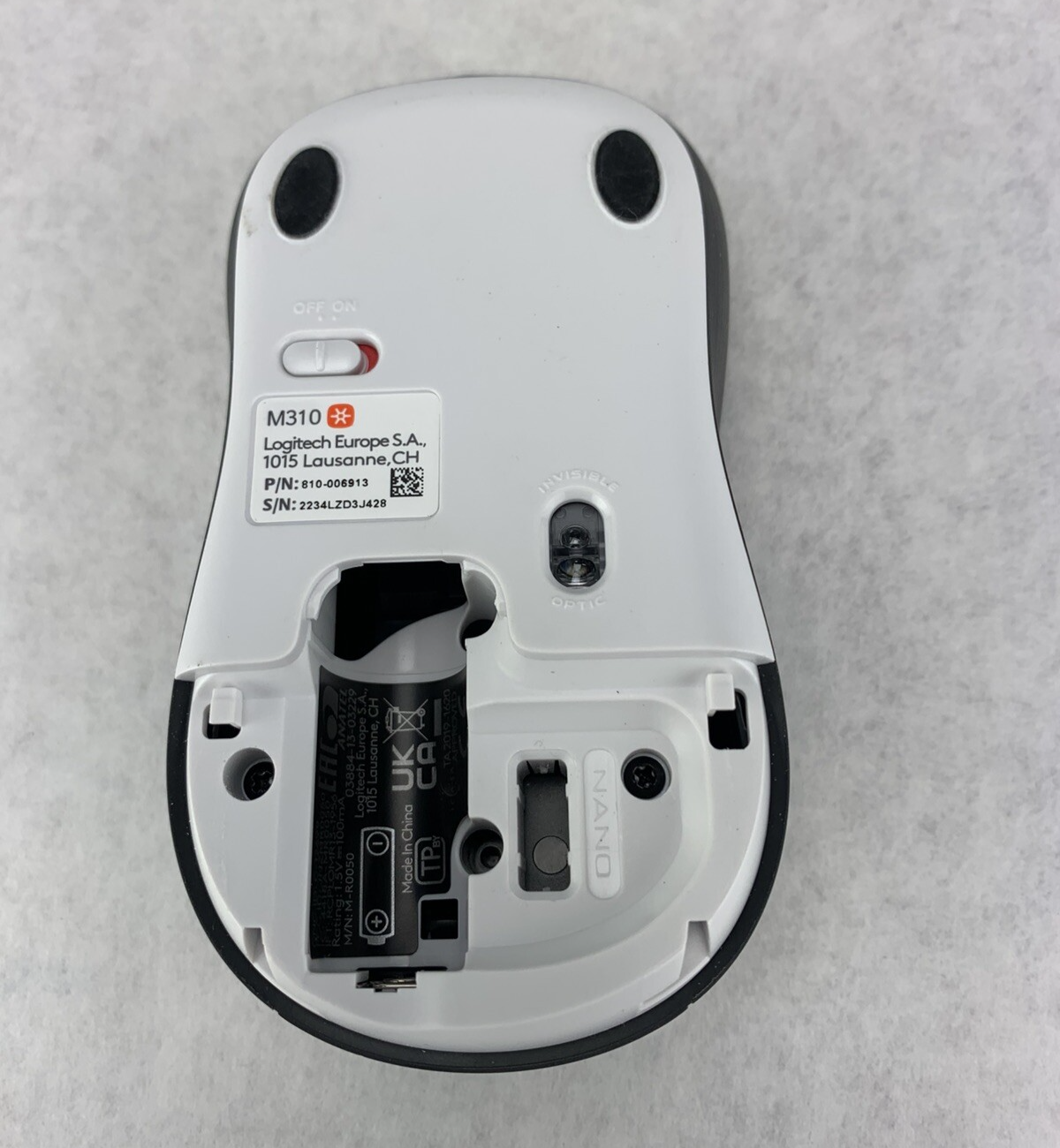 Logitech M310 Wireless Mouse 810-006913 No Dongle (Lot of 6)