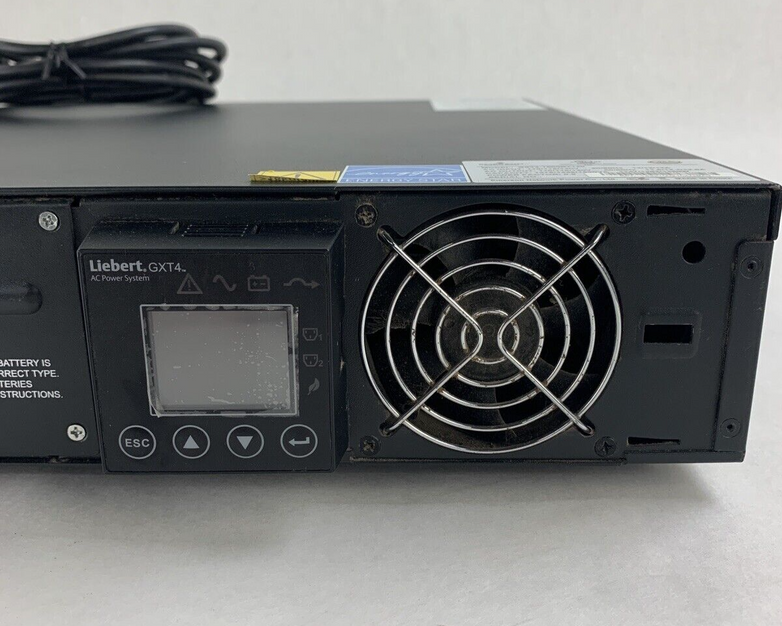 Emerson Vertiv Liebert GXT4-1500RT120 Network Power UPS System No Batteries