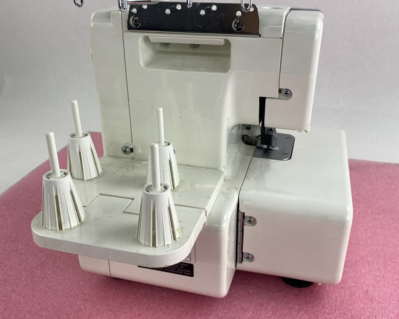 Janome 634 D MyLock Sewing Machine Eloctronic Controlled No Pedal or Cord