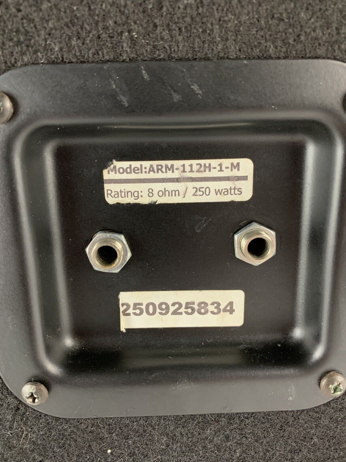 CGM ARM-112H-1-M 2-way Passive Monitor Wedge Speaker Tested
