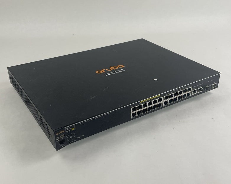 HP J9779-60101 Aruba 2530 24 PoE+ Network Switch Tested & Reset