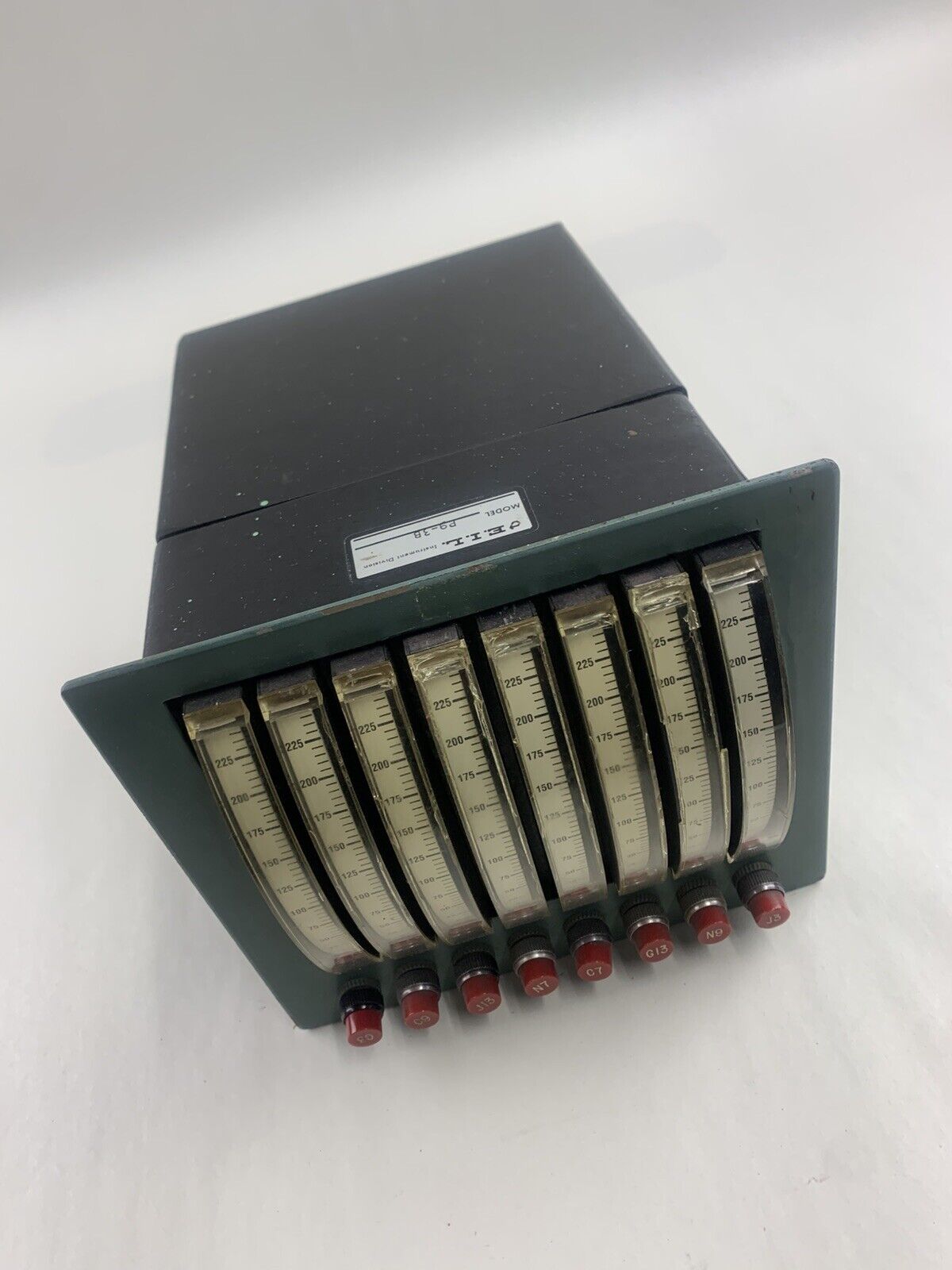 EIL Instrument Division P9-3B Channel Analog Meter