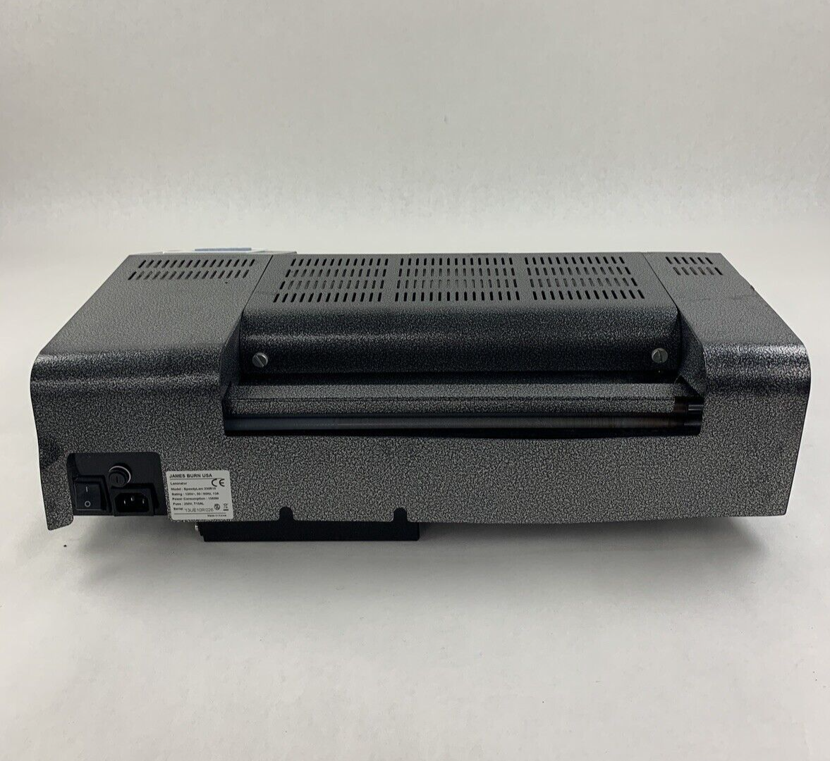 James Burn SpeedyLam 330R10 High Speed Pouch Laminator Powers, Heats, Bad Screen