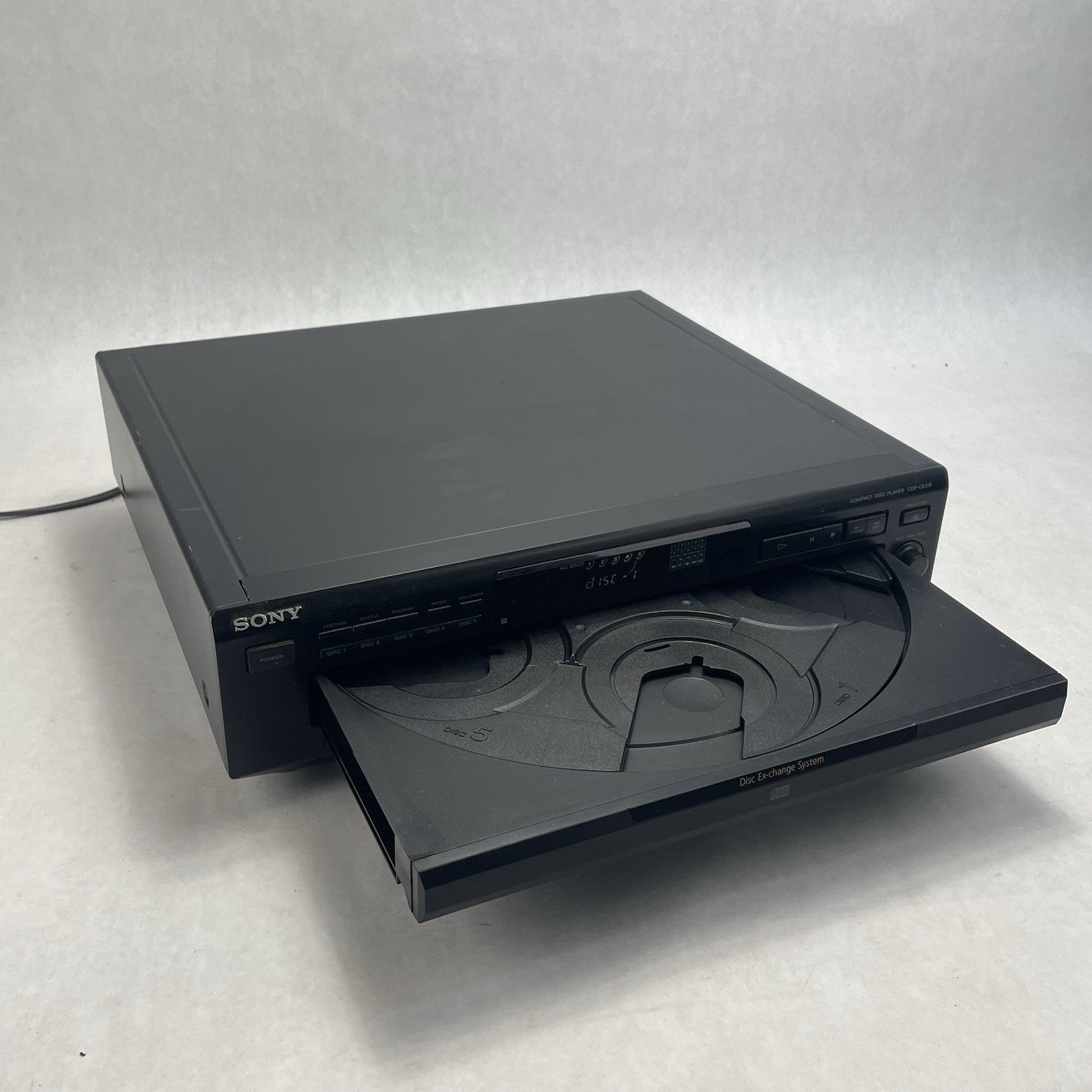 Sony CDP-CE315 5 Disc Changer CD Player Tested1